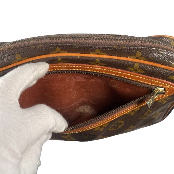 Authentic Louis Vuitton Saint Germain Crossbody Bag Brown Leather Vintage - Picture 13 of 16